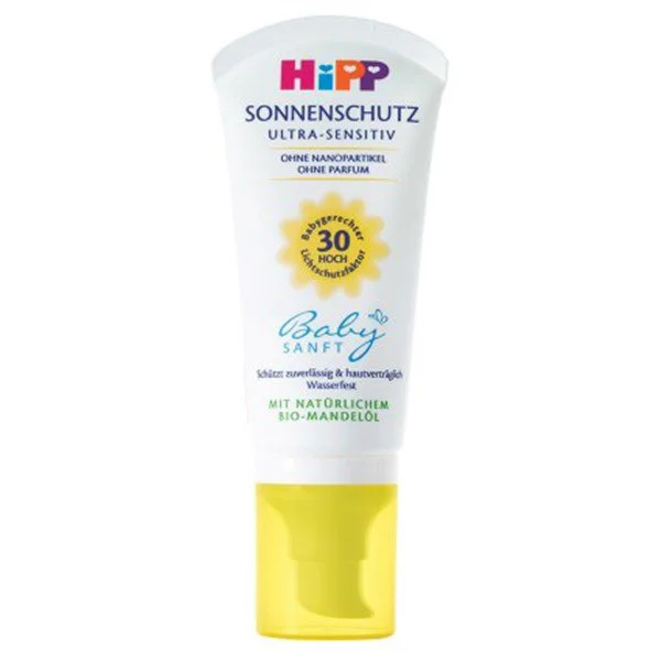 Детский солнцезащитный крем HiPP Babysanft Sun Care SPF 30, 50 мл