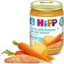 Piure HIPP din morcov si cartofi cu somon (4 luni+), 190g