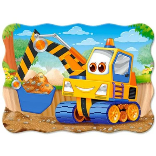 Puzzle Castorland Yellow Digger, 30 MIDI piese