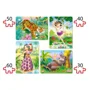 Puzzle Castorland, 4 in 1 (30+40+50+60 piese)