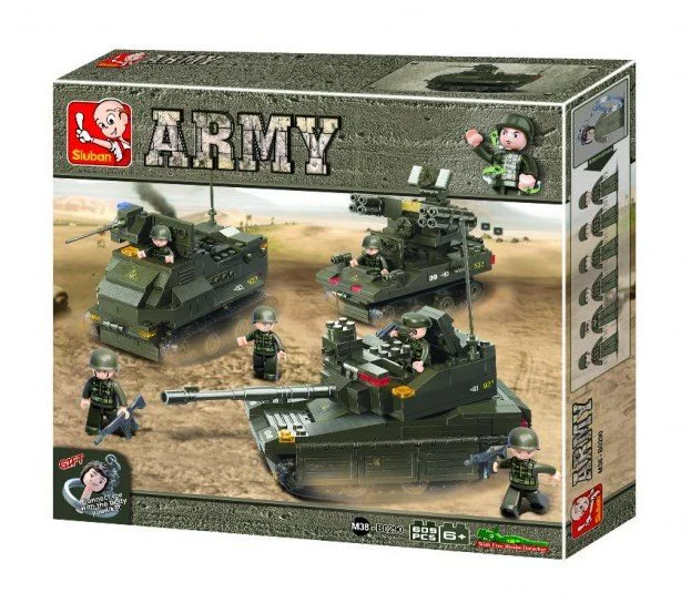 Конструктор Sluban Army Armored Corps-United Military Exercise