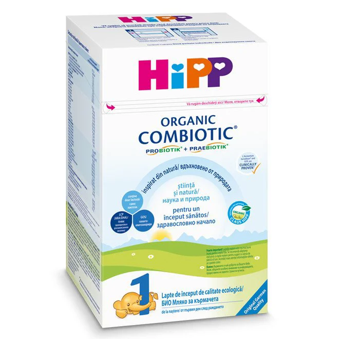 Formula de lapte HiPP 1 COMBIOTIC Organic (0-6 luni), 800 g