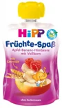 Фруктовый сюрприз HiPP (яблоки, бананы и малина), (6+ мес.), 90 г