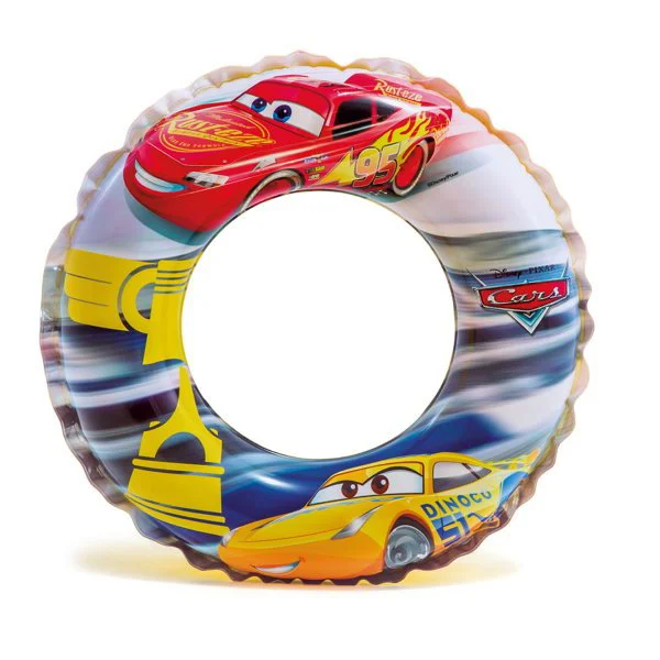 Детский надувной круг Intex Cars (3-6 лет)