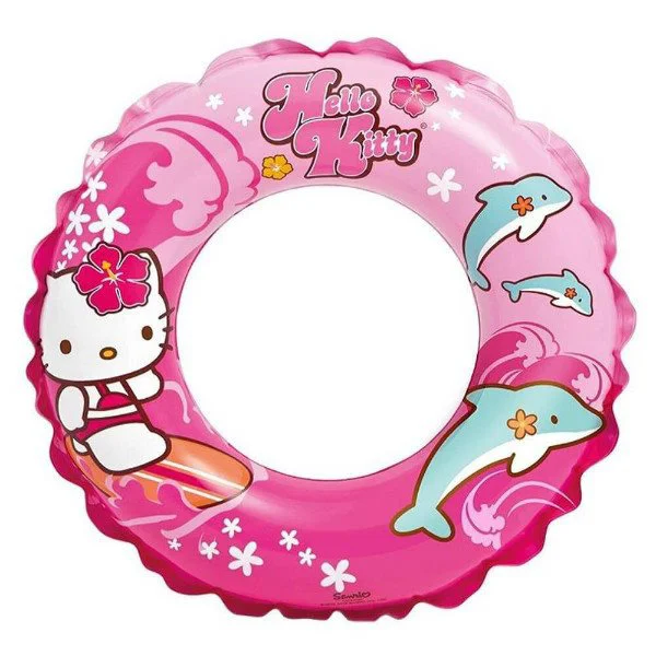 Cerc gonflabil Intex Hello Kitty (3-6 ani), 51 cm