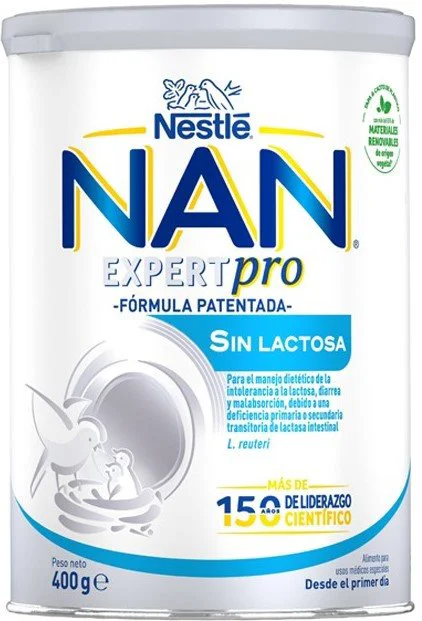 Formula de lapte Nestle Nan fara lactoza (0+ luni), 400 g