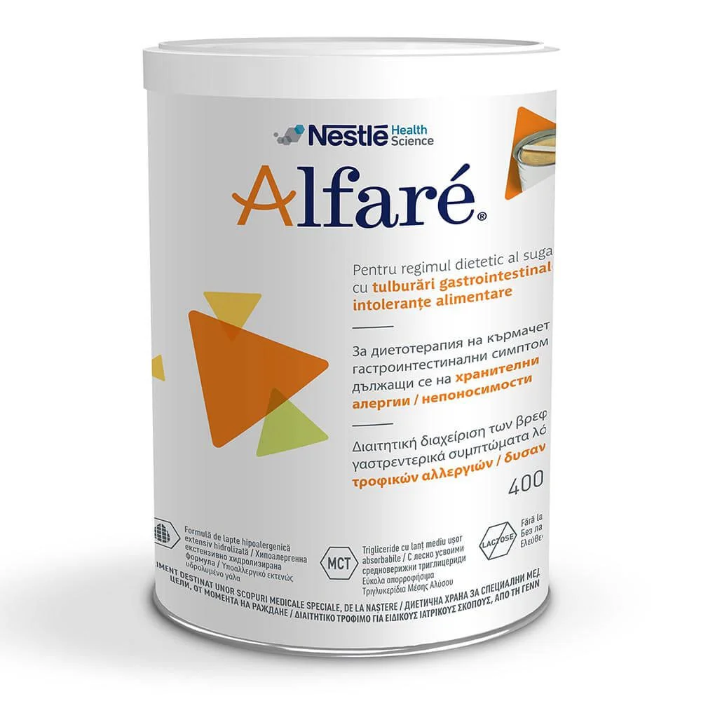 Formula de lapte Nestle Alfare (0+ luni), 400 g