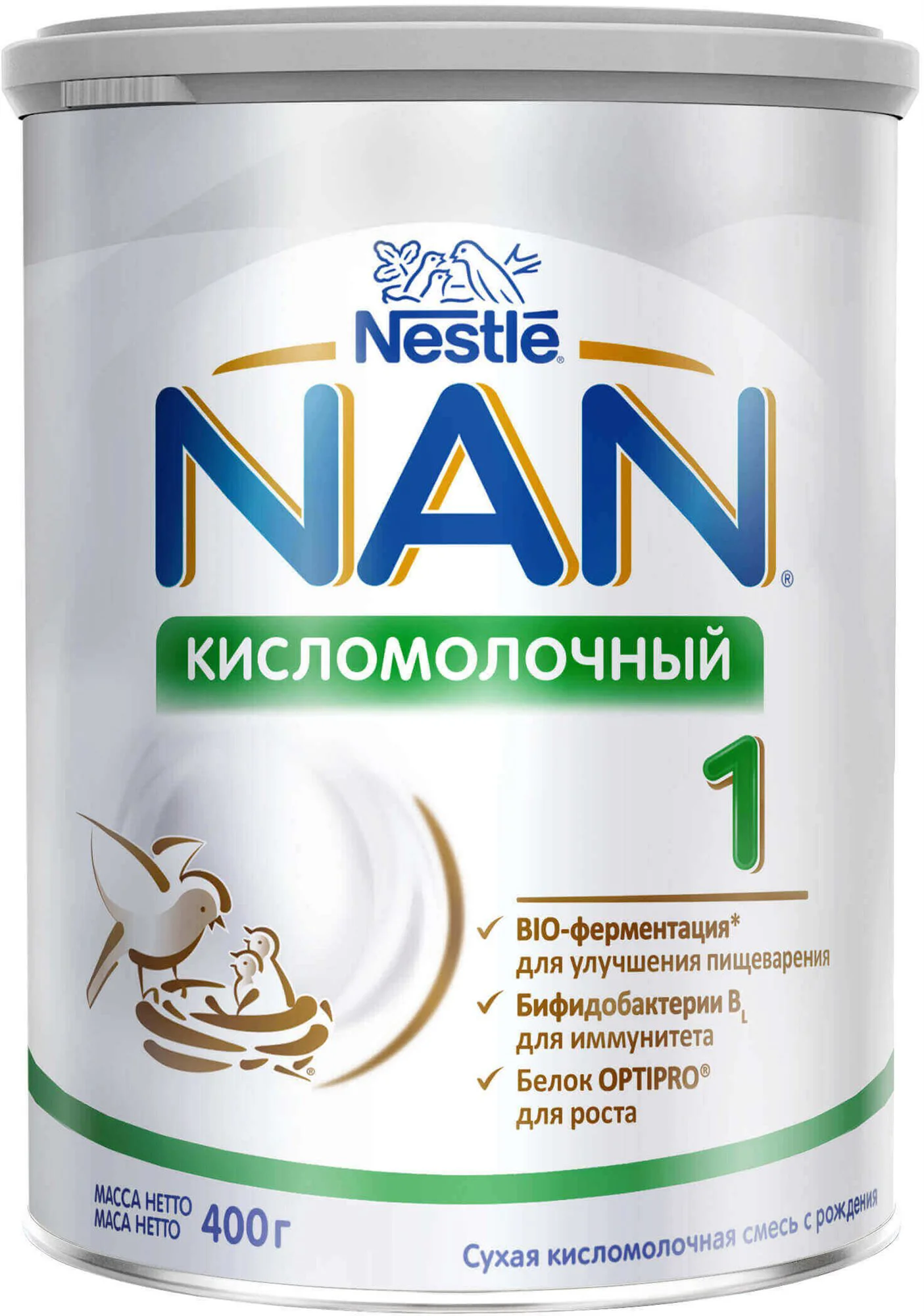 Детская молочная смесь Nestle Nan 1 Кисломолочный (0+ мес.), 400 г