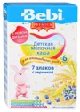 Каша молочная 7 злаков Bebi Premium с черникой (6+ мес.), 200 г