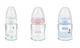 Бутылочка стеклянная NUK First Choice с силиконовой соской (0-6 мес.), 120 мл