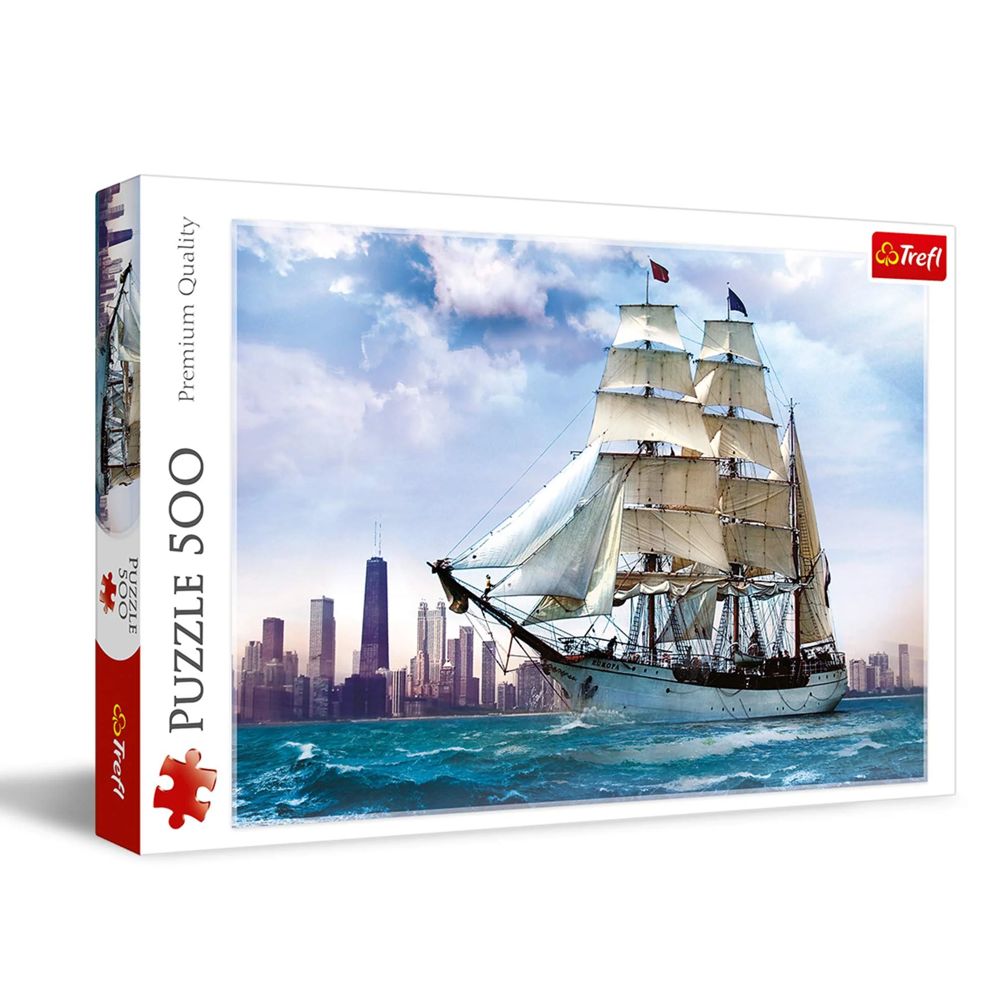 Puzzle Trefl Sailing against Chicago, 500 piese