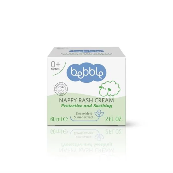 Crema protectoare sub scutec Bebble impotriva eritemului fesier (0+ luni), 60 ml