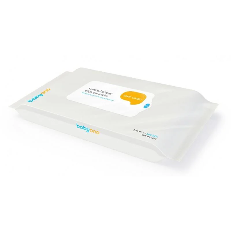Пакеты ароматизированые BabyOno для использованных подгузников, 100 шт.