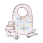 Set cadou Tommee Tippee Closer to Nature Pink (0+ luni), 4 piese
