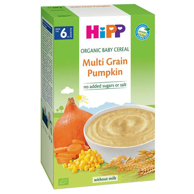 Terci HIPP organic Multicereale cu dovleac (6+ luni), 200 g