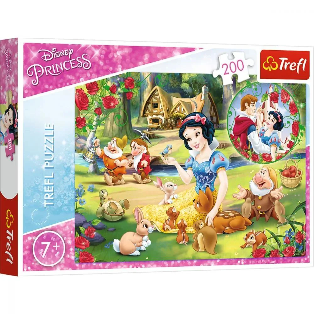 Puzzle Trefl Printesele Disney, Visul iubirii, 200 piese