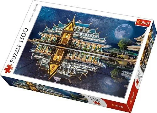 Puzzle Trefl Wat Pa Phu Kon, Thailand, 1500 piese