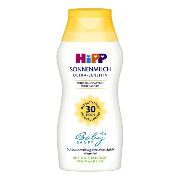 Laptisor de protectie solara HiPP BabySanft SPF 30, 50 ml