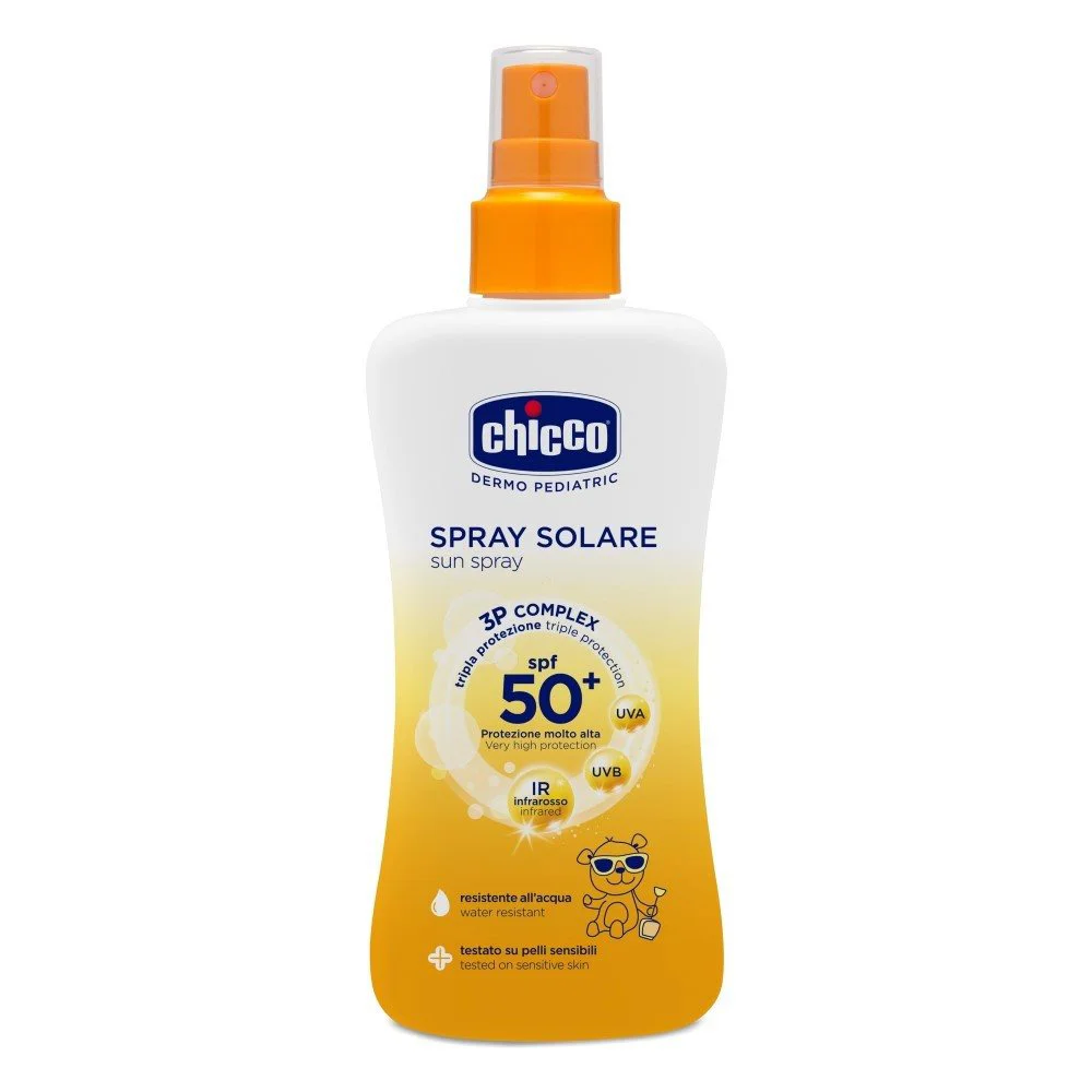Spray de protectie solara Chicco SPF 50+, 150 ml