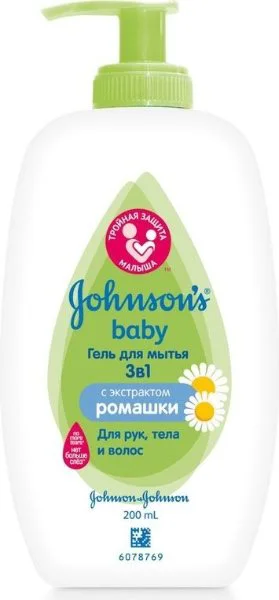 Gel pentru baie 3 in 1 Johnson's Baby, 200 ml