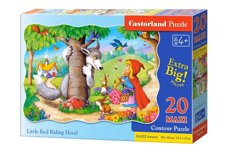 Puzzle Castorland Little Red Riding Hood, 20 MAXI piese