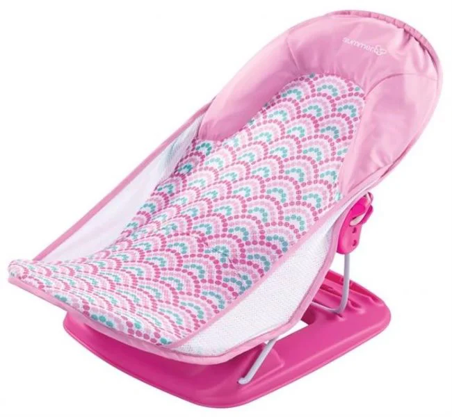 Suport pentru baita Summer Infant Deluxe Pink Stripes