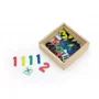 Magneti colorati din lemn Viga Toys Cifre, 37 buc.