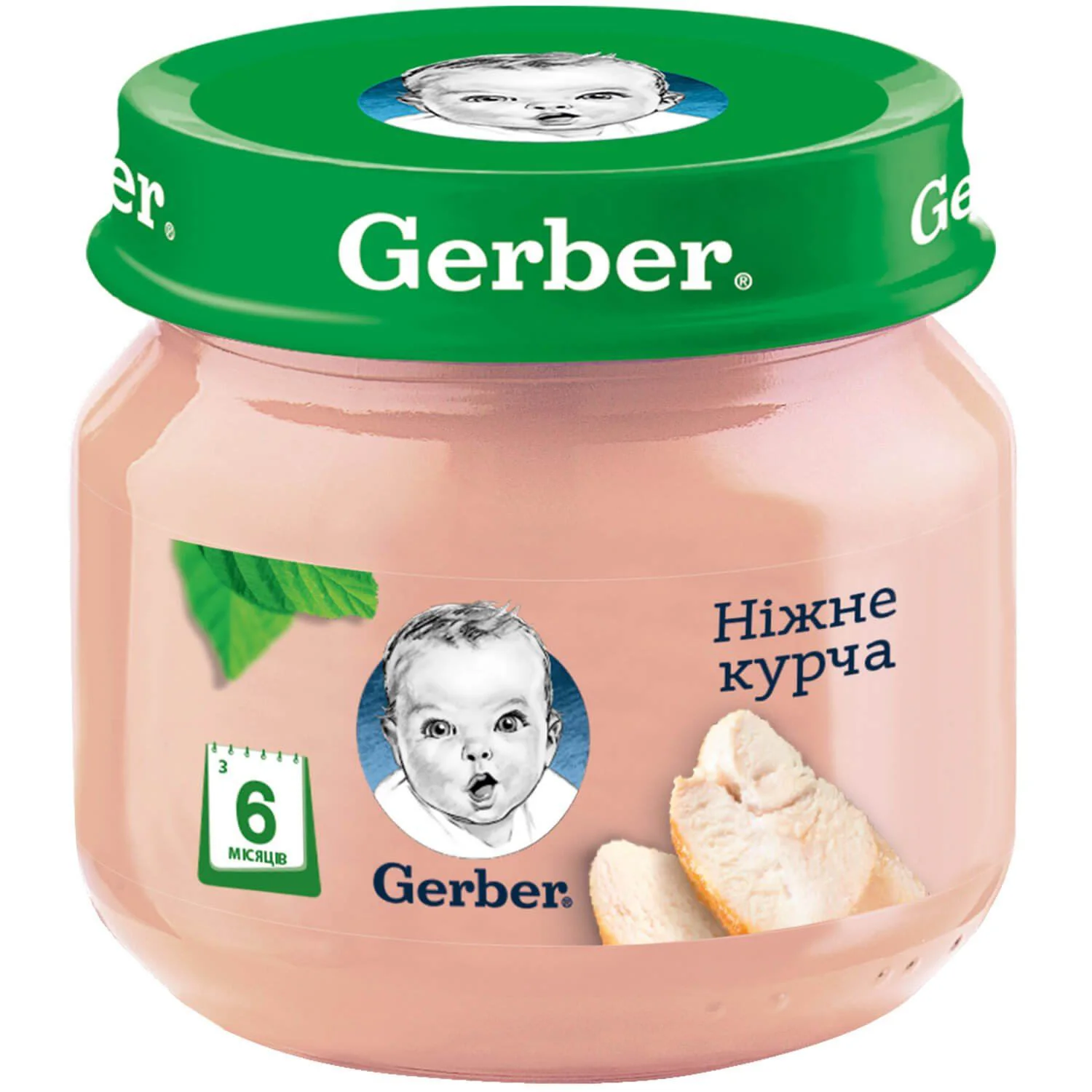 Пюре Gerber Цыпленок (6+ мес.), 80 г