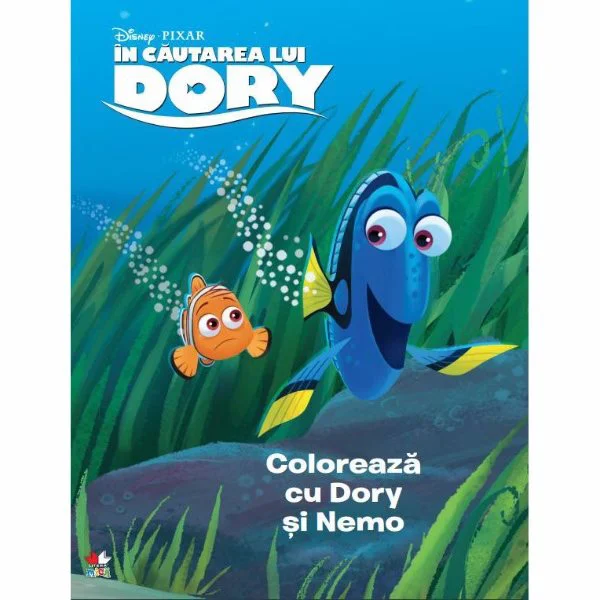 Disney. In Cautarea lui Dory. Coloreaza cu Dory si cu Nemo