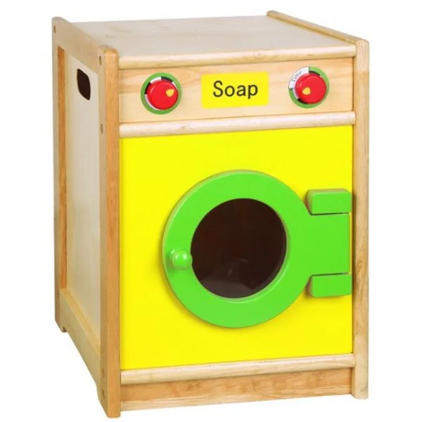Masina de spalat din lemn Viga Toys Washing Machine
