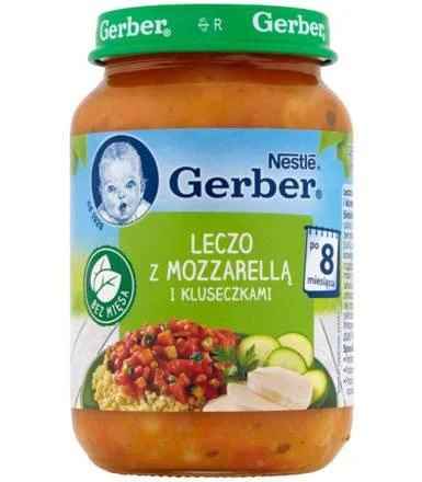 Piure Gerber Lecho cu mozzarella si taitei (8+ luni), 190 g