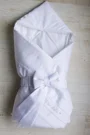 Конверт с бантиком Specialbaby белый, 90x90 см