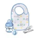 Set cadou Tommee Tippee Closer to Nature Blue (0+ luni), 4 piese