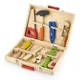 Set de instrumente din lemn Viga Toys Tool Box, 10 piese
