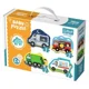 Puzzle Trefl Baby Classic - Vehicles and Jobs, 4 in 1 (3+4+5+6 piese)