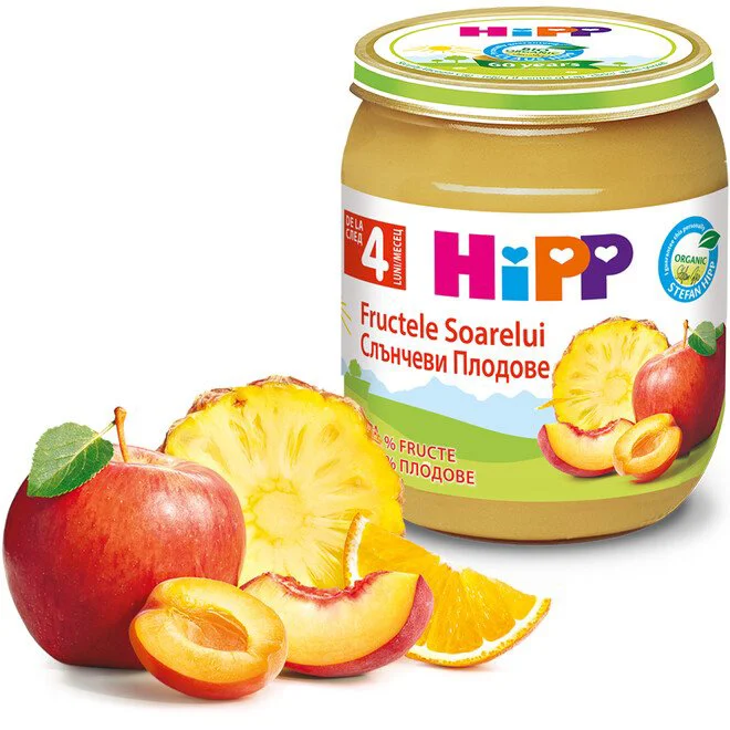 Piure HiPP Fructele Soarelui (4+ luni), 125 g
