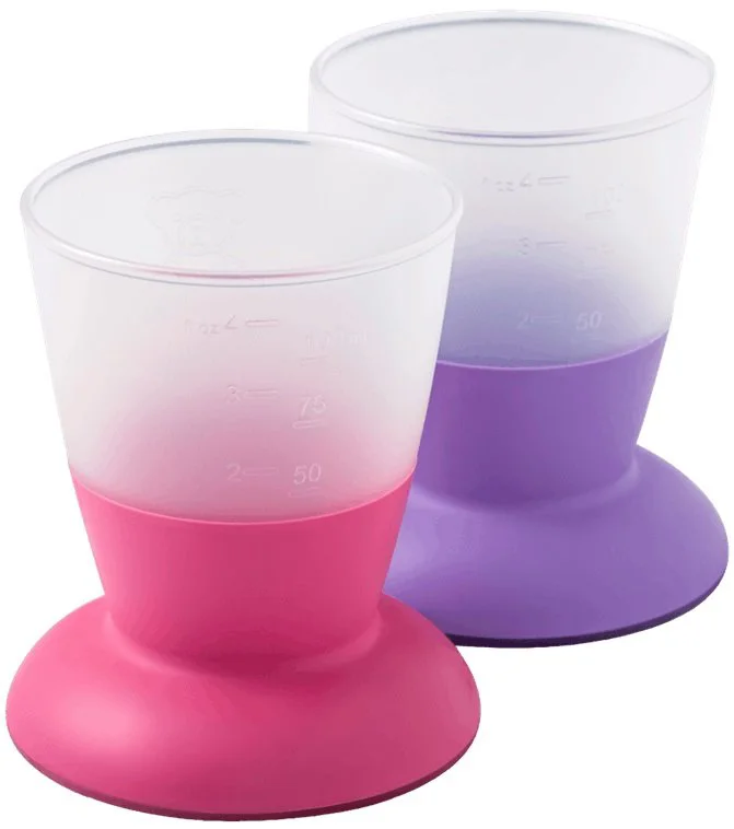 Set pahare BabyBjorn Pink/Purple, 2 buc.