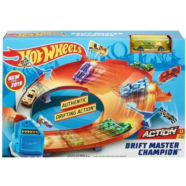 Set de joc Hot Wheels "Drift Master Champion"
