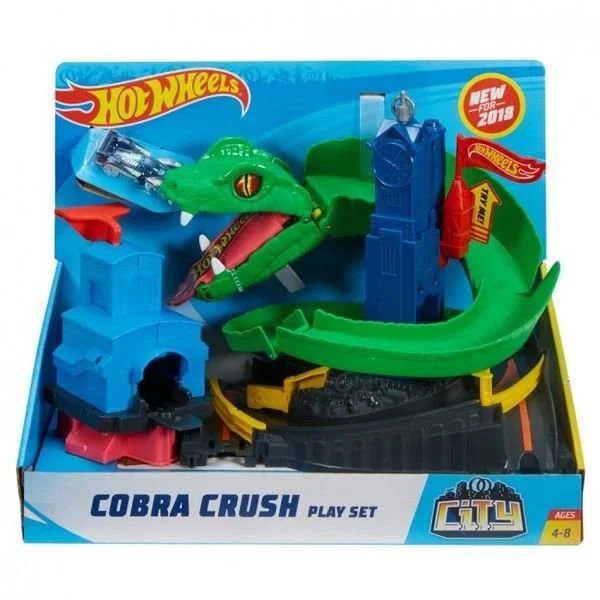 Set de joc Hot Wheels "Cobra Crush"