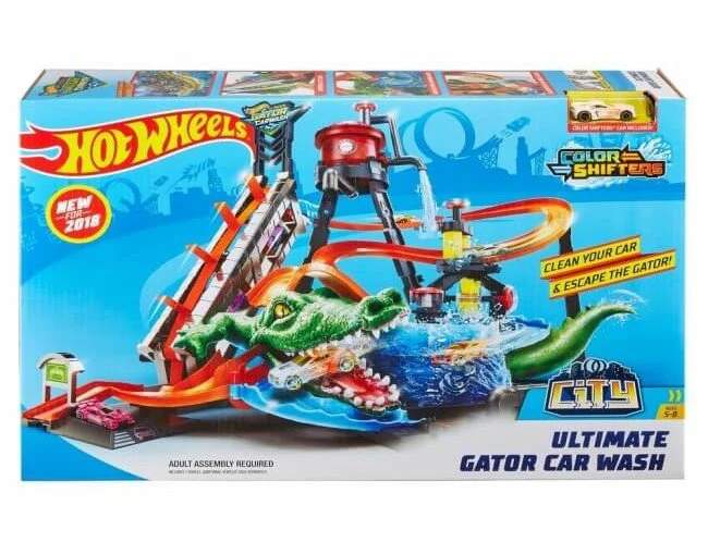 Игровой набор Hot Wheels Ultimate Gator Car Wash