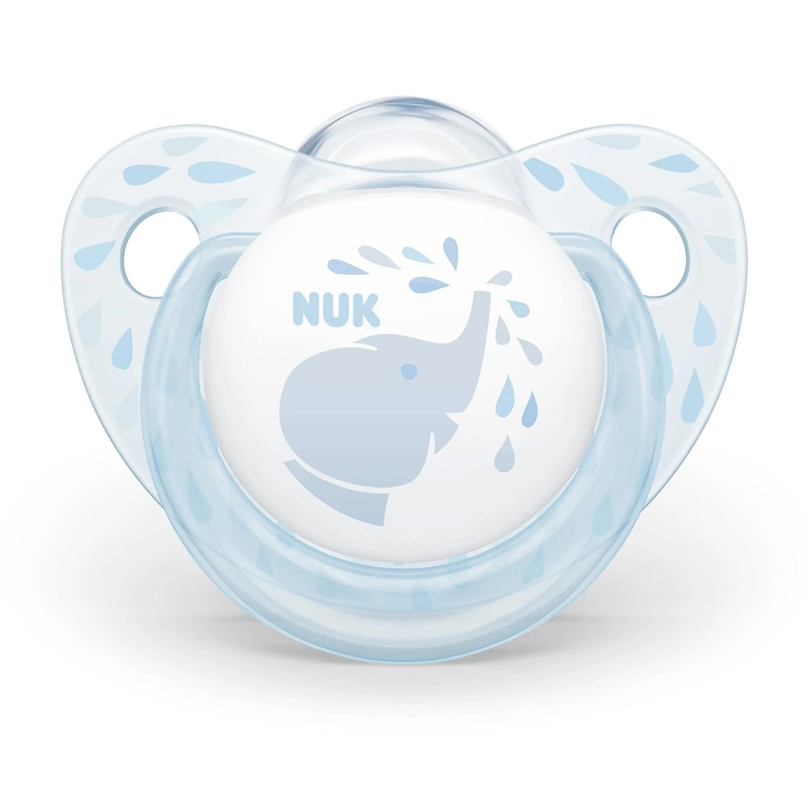 Пустышка NUK Baby Blue из силикона в коробке (0-6 мес.)