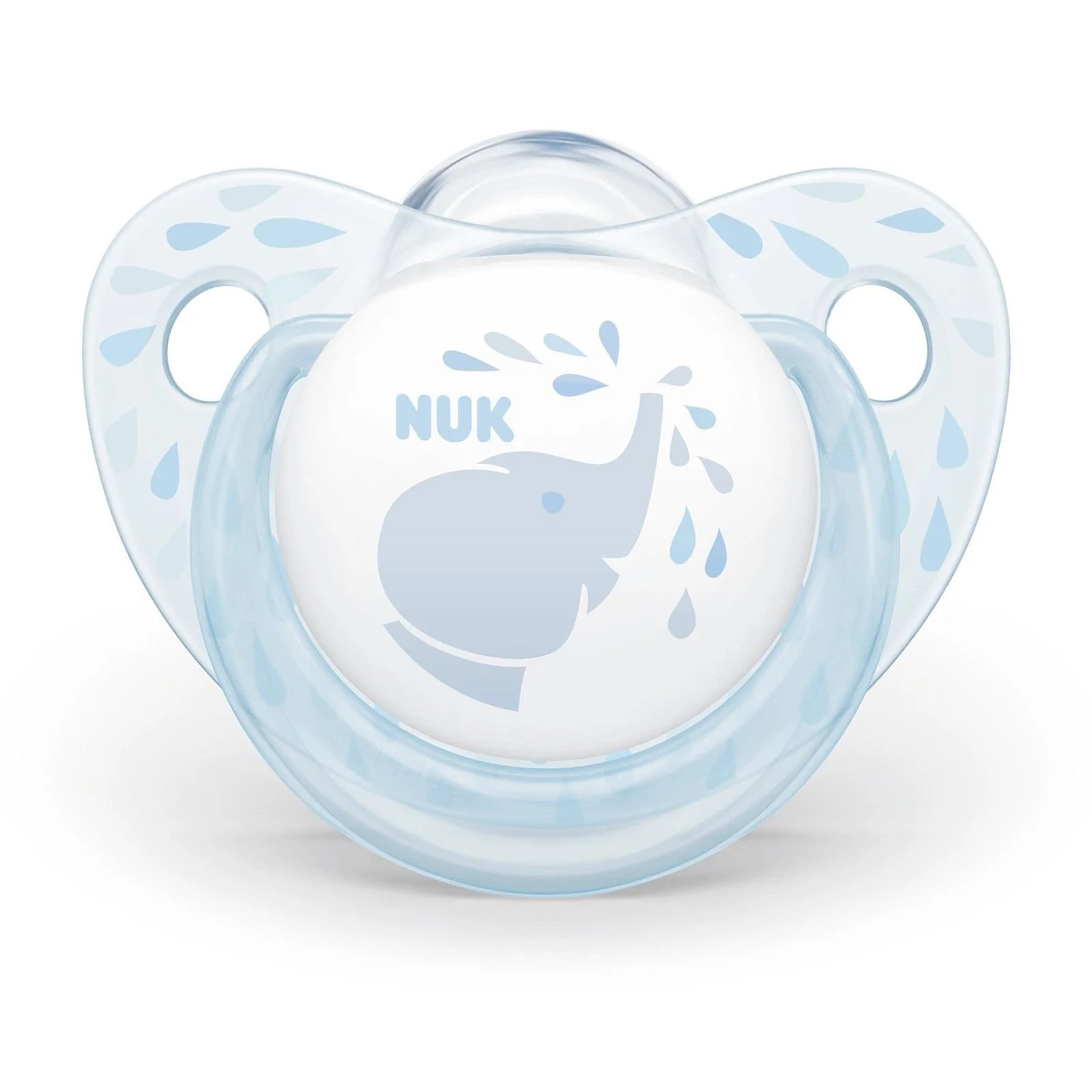 Suzeta NUK Baby Blue din silicon in cutie (6-18 luni)