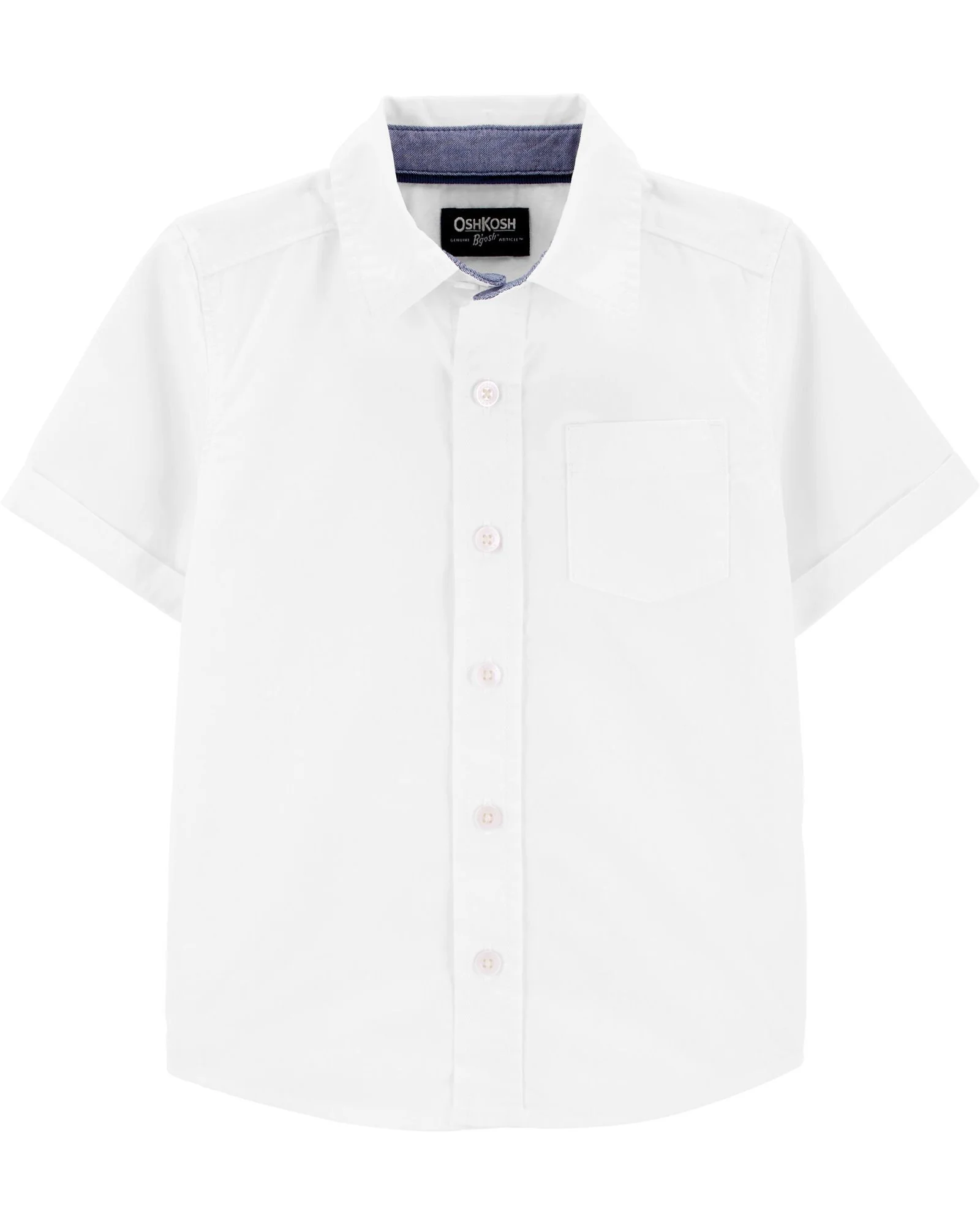 Oshkosh Рубашка белая с короткими рукавами