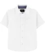 Oshkosh Рубашка белая с короткими рукавами