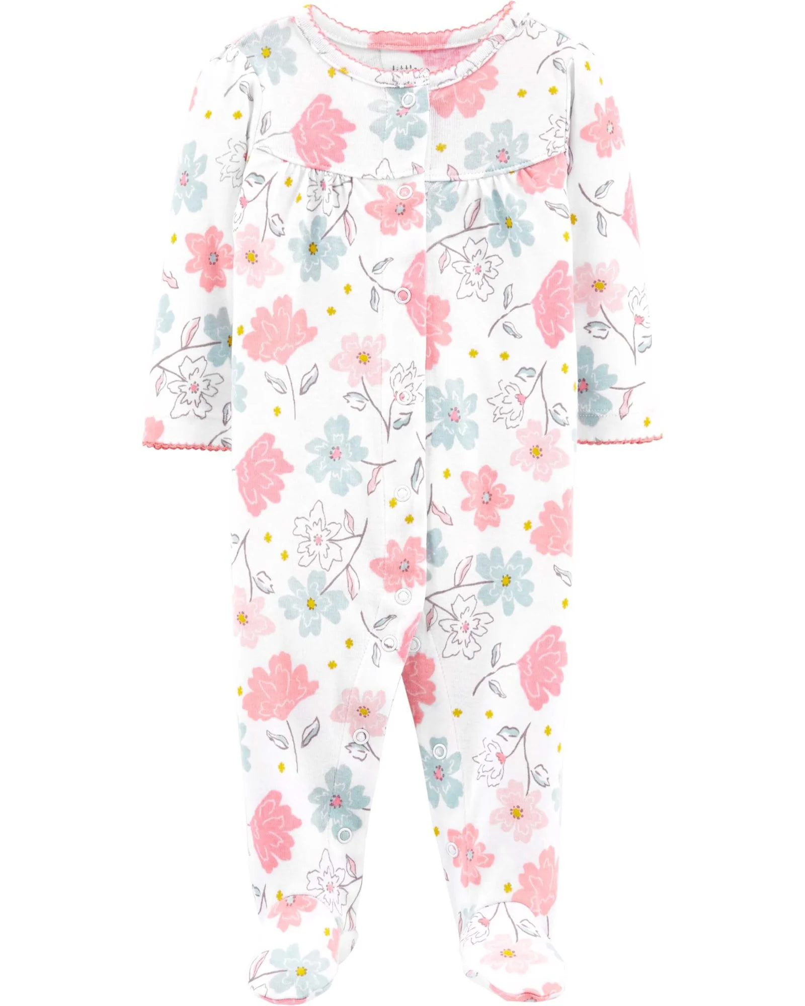 Carter's Pijama Flori 100% Bumbac Organic