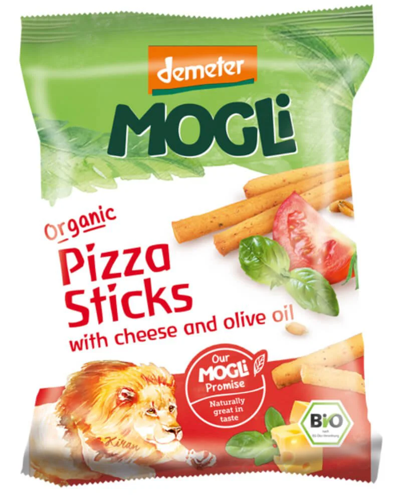 Пицца-палочки MOGLI с сыром и оливковым маслом, 75 г