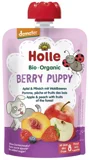Пюре Holle Berry Puppy Яблоко, персик и лесные ягоды (8+ мес.), 100 г