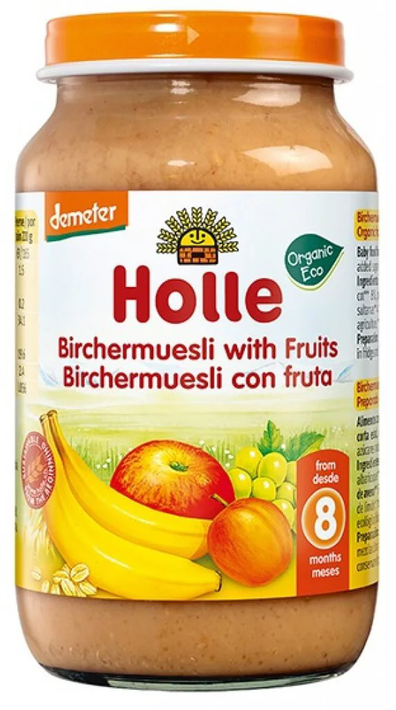 Пюре Holle Мюсли и фрукты (8+ мес.), 220 г