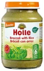 Пюре Holle Брокколи и рис (4+ мес.), 190 г