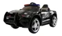 Masina electrica LEANTOYS Politie BBH0007, culoare neagra, 2 motoare